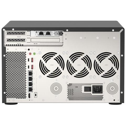 NAS TVS-h1288X 12 Slot 3.5" / 2.5" Interfacce 6 x Gigabit Ethernet / 5 x USB 3.1 Ram 16 GB - Foto 6