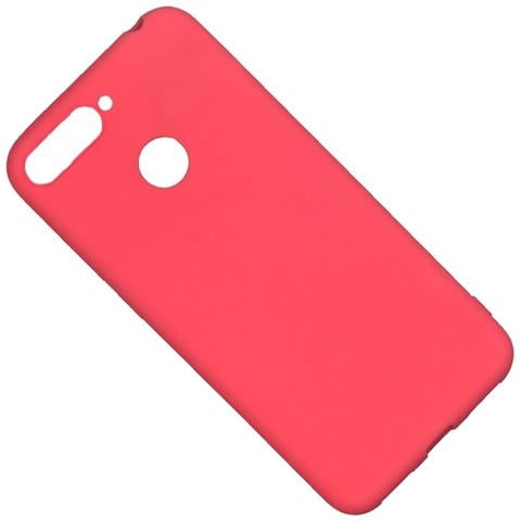 Custodia Tpu Silicone Cover Soft-case Per Huawei Y6 Prime (2018) Red - Foto 1