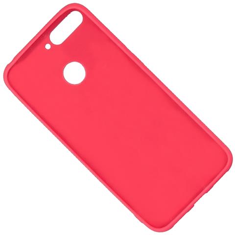Custodia Tpu Silicone Cover Soft-case Per Huawei Y6 Prime (2018) Red - Foto 2