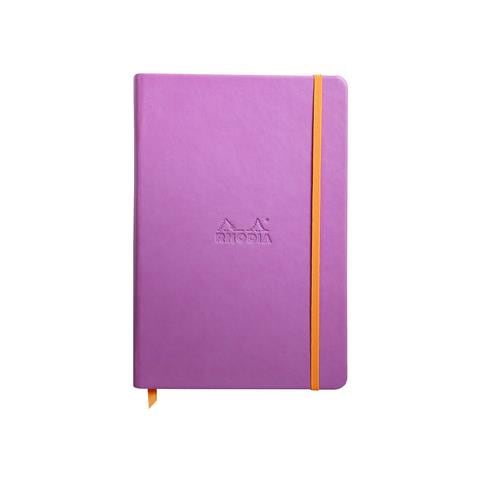 NOTEBOOK RIMBORDATO RIGIDO FROMATO A5 192 PAGINE CARTA AVORIO 90 GR ARIGHE- CON ELASTICO - Foto 1