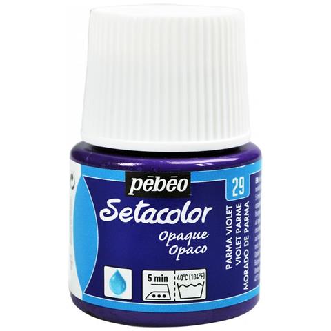 Pittura Tessile Setacolor Opaco - Viola - 45 Ml - Foto 1