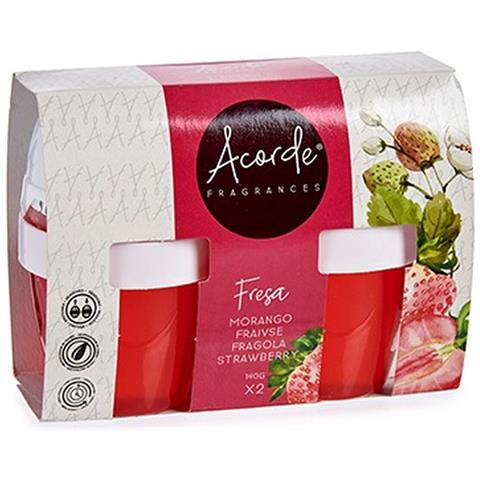 Set Deodorante Per Ambienti Gel Fragola (24 Unità) - Foto 2