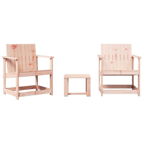 Set Salotto da Giardino 3 pz in Legno Massello di Douglas - Foto 1