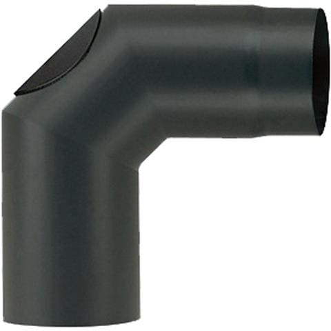 Tubo Gomito 90° Per Stufe Con Sportellino D'ispezione Ala Aeternum Top - 12cm - Foto 3