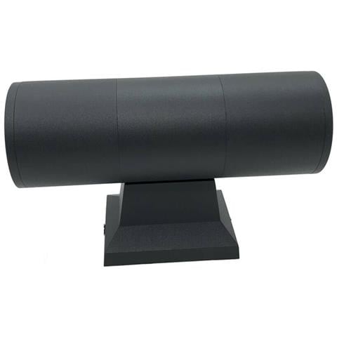 Applique A Parete Doppia Luce Giardino Esterno Ip55 2 X Porta Faretto Gu10 Es01n - Foto 2