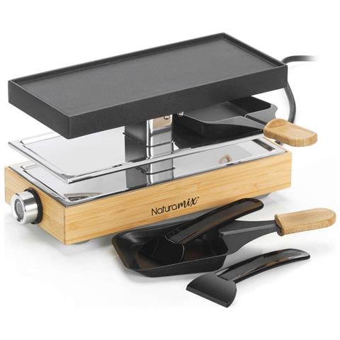 Griglia Per Raclette Per 2 Persone, 440 W, A Legna - Rac.wood-2 - Foto 1