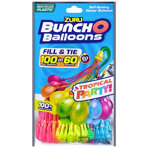 Confezione Da 100 Bombe D'acqua Bunch O Balloons, Multicolore - Foto 5