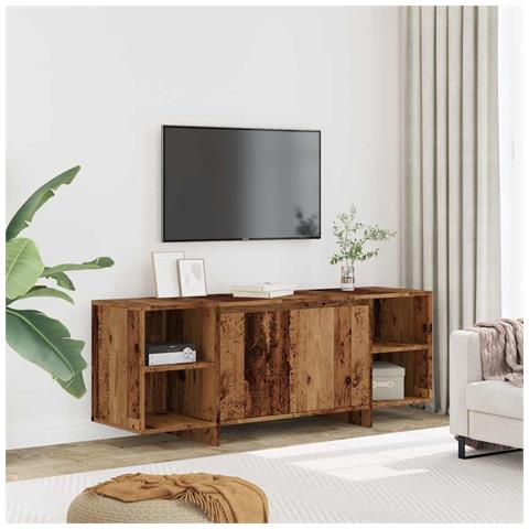 Mobile Porta Tv Legno Antico 130x35x50 Cm In Legno Multistrato - Foto 3