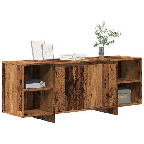 Mobile Porta Tv Legno Antico 130x35x50 Cm In Legno Multistrato - Foto 1