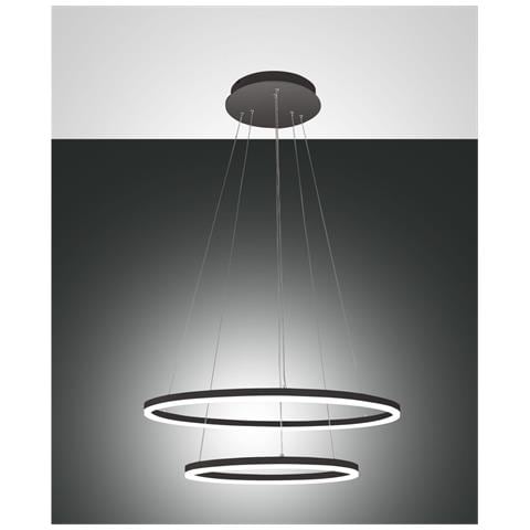 Lampadario A Sospensione Giotto A Led 52w Nero 3508-45-101 - Foto 2