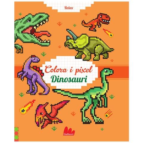 Eugénie Varone - Dinosauri. Colora i pixel. Ediz. a colori - Foto 1