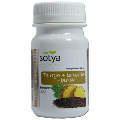 Te Verde, Te Rojo Y Piã±a 500 Mg Caps 60u - Foto 1