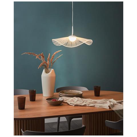 Lampadario A Led Loire Metallo Bianco - Foto 1