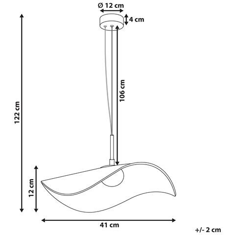 Lampadario A Led Loire Metallo Bianco - Foto 7