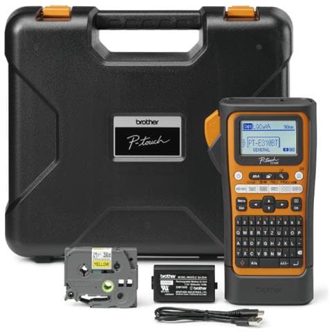 Etichettatrice Portatile PTE310BTVP Cablata /wireless e Bluetooth 180 DPI Colore Arancione - Foto 2