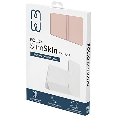 Custodia Per Ipad Pro 12,9” Folio Slimskin Series Con Supporto Per Apple Pencil, Rosa - Foto 8
