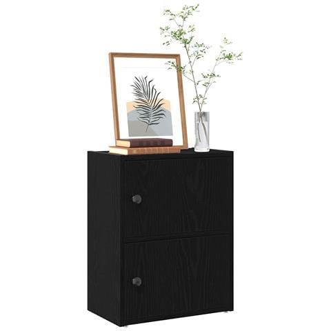 Libreria Rovere Nero 40x24x52 Cm In Legno Multistrato - Foto 1