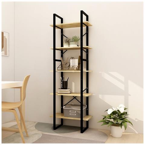 Lusso Casadino - Libreria A 5 Ripiani 60x30x175 Cm In Legno Massello Di Pino - Foto 6