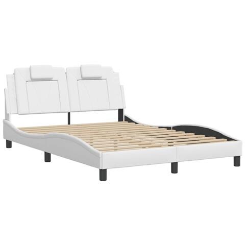 Lusso Casadino - Giroletto Viana Con Led Senza Materasso Bianco 140x190 Cm - Foto 2