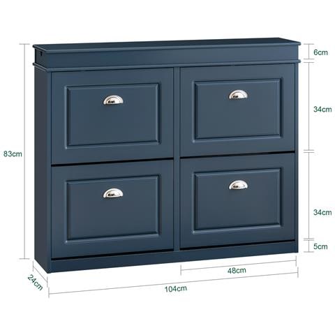 Scarpiera 105x24x82cm Fsr79-b - Foto 2