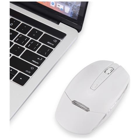 Mouse Wireless 2.4g Illuminato - Bianco, Portatile E Silenzioso - Foto 2