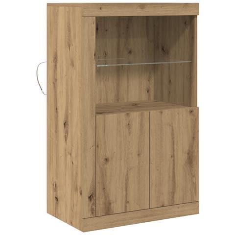 Mobile con luci LED Quercia Artisan 60,5x37x100 cm - Foto 1