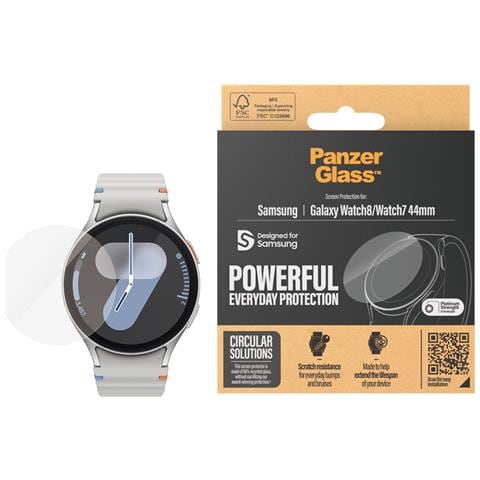 ® Screen Protector Samsung Galaxy Watch8 | Watch7 44mm | Ultra-Wide Fit Pellicola proteggischermo trasparente 1 pz - Foto 2