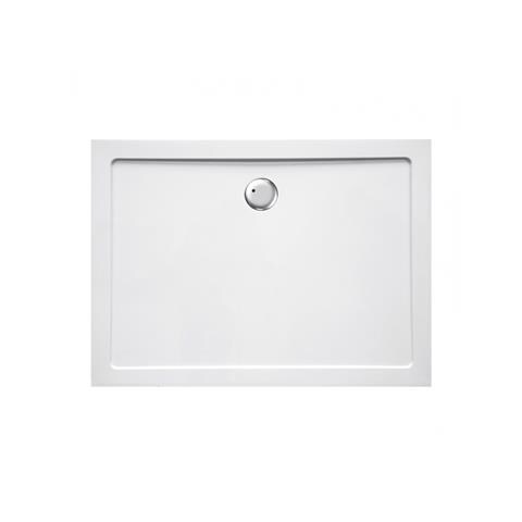 Piatto Doccia Ribassato 80x140 Cm Resina H3.5 Cm Monaco Bianco - Foto 1