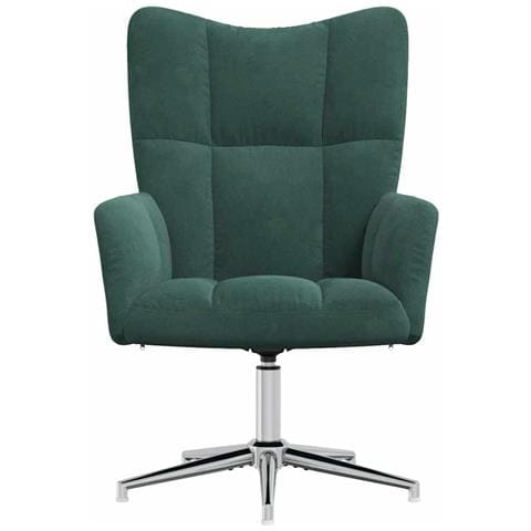 Lusso Casadino -  Poltrona Relax Verde Scuro In Velluto - Foto 2