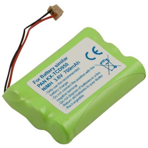 Batterie Nimh 700 Mah Per Telefono Compatibile Panasonic Kx-tcd970 3,6v - Foto 1