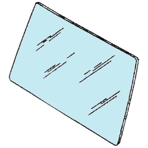 Cristallo Parabrezza Posteriore Adattabile Al Riferimento Originale Fiat/ford 51780304 E New Holland 82016997 - Foto 1
