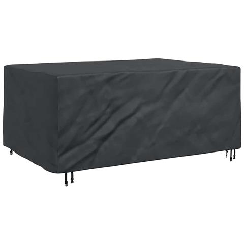 Copertura per mobili da esterno Nero 230 x 165 x 80 cm 210D - Foto 1
