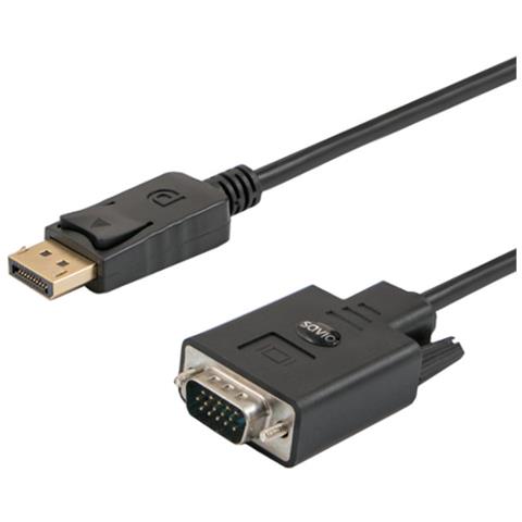 CL-92 cavo e adattatore video 1,8 m DisplayPort VGA (D-Sub) Nero - Foto 1