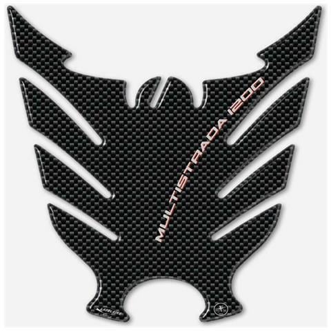 Paraserbatoio Adesivi 3d Resina Carbonio Moto Ducati Multistrada 1200 2010-2014 - Foto 1