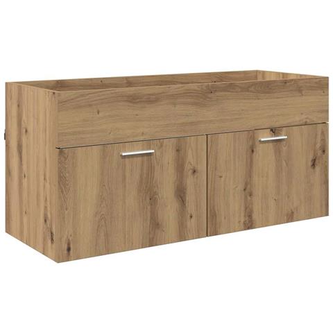 Armadio sottolavello Rovere artigianale 38,5 x 100 x 46 cm - Foto 1