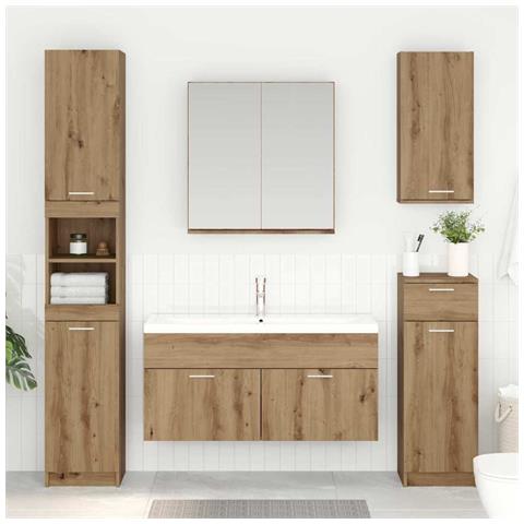 Armadio sottolavello Rovere artigianale 38,5 x 100 x 46 cm - Foto 2