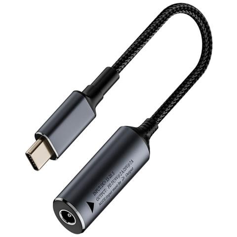 Adattatore Cavo Corto 5.5x2.1mm Femmina A Usb-c Maschio 140w - Power Delivery Per Laptop E Altro - Foto 1
