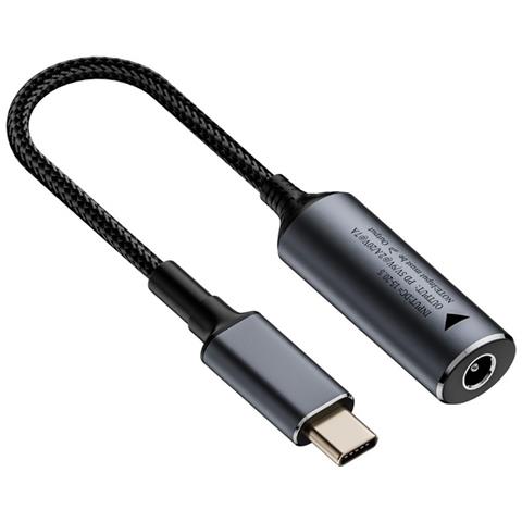 Adattatore Cavo Corto 5.5x2.1mm Femmina A Usb-c Maschio 140w - Power Delivery Per Laptop E Altro - Foto 2