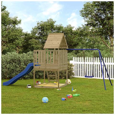 Set da Gioco da Esterno in Legno di Pino Impregnato - Foto 2