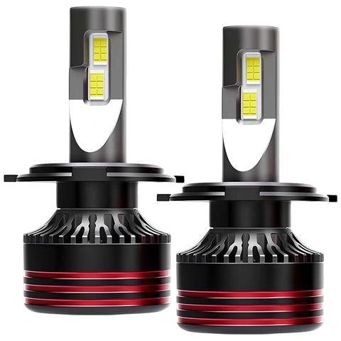 Set Di 2 Lampadine Led M8 Pro H4 60w 12v 6000k 12000lm Ip65 Per Auto - Foto 1