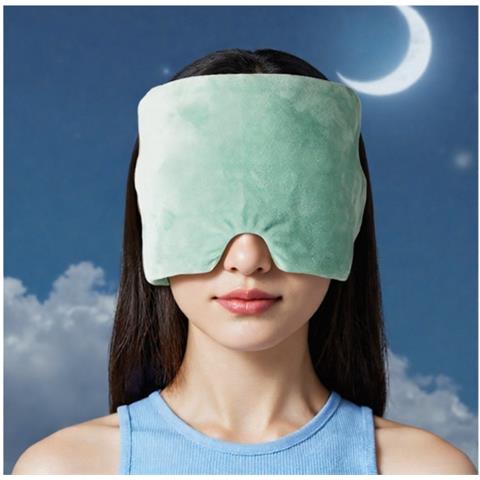 Mascherina Ponderata Lunga Regolabile Per Il Sonno: Sollievo Dalla Pressione E Oscuramento Totale Green - Foto 7