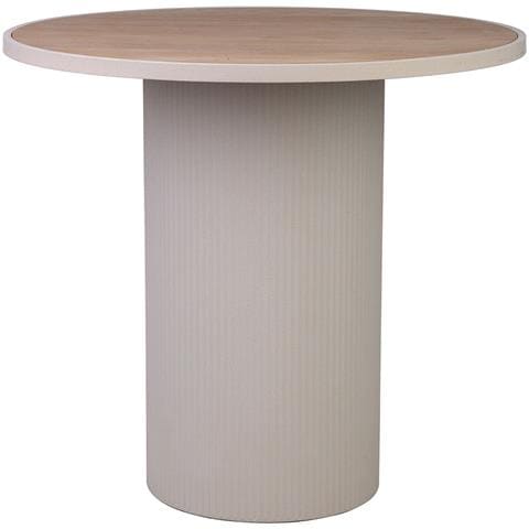 Tavolino In Metallo E Legno 65x65x60,5h Cm - Foto 1