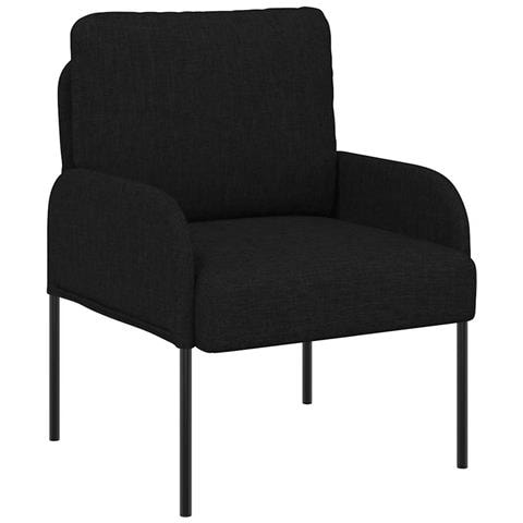 Divani con cuscino 55cm Nero Legno compensato - Foto 1
