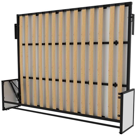 Letto a Scomparsa Morphy Studio - Sistema multifunzionale modulare SizeFlex & TypeFlex, letto a scomparsa salvaspazio ed estensibile con moduli divano (150x200, Orizzontale) - Foto 2