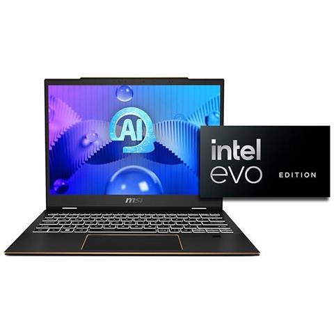 Summit E13 AI Evo A1MTG-037IT, Notebook 13.3” 16:10 FHD+ Touch, Intel Core Ultra 7 155H, Intel ArcSSD 1TB PCIe4, LPDDR5 32GB, WiFi 7, 80.25Whr, Win 11 Pro [Garanzia ITA] - Foto 1