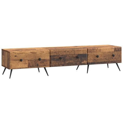 Mobile TV Legno antico 147 x 34,5 x 30 cm Legno ingegnerizzato - Foto 1