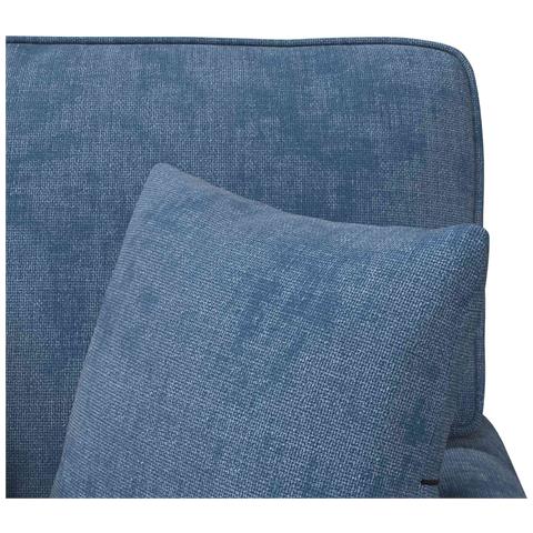 Chaise Longe con Gonna con cuscino Blu 157 x 91 x 91 cm ARES - Foto 9