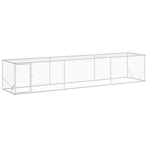 Pollaio Argento 500 x 100 x 100 cm Acciaio zincato - Foto 1