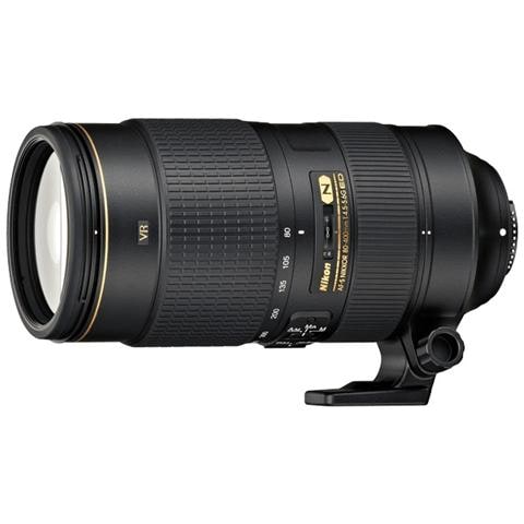 AF-S NIKKOR 80-400mm f / 4.5-5.6G ED VR, SLR, 20/12, Telephoto, Nero, 9,55 cm, 7,7 cm - Foto 2