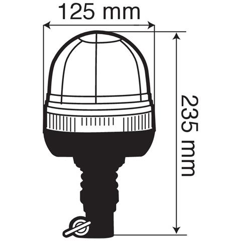 da Rotante Alogena Con Base Flessibile Rh-3 - Foto 6